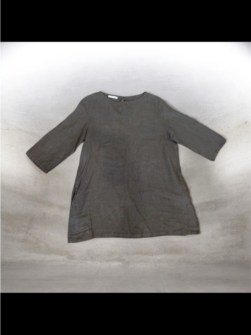 Bryn Walker Linen Twyla Tunic Top Women’s Size XL Brown